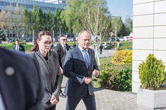 Premier Ukrainy Julia Swyrydenko i premier Polski Donald Tusk,